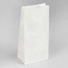 Пакет бумажный 12x25x8,5 см, белый