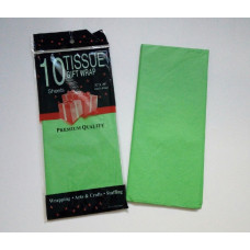 Бумага упаковочная тишью, зеленый №360, 50 х 66 см, 10 листов
