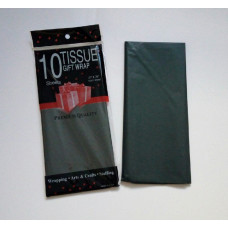 Бумага упаковочная тишью, черный №433, 50 х 66 см, 10 листов
